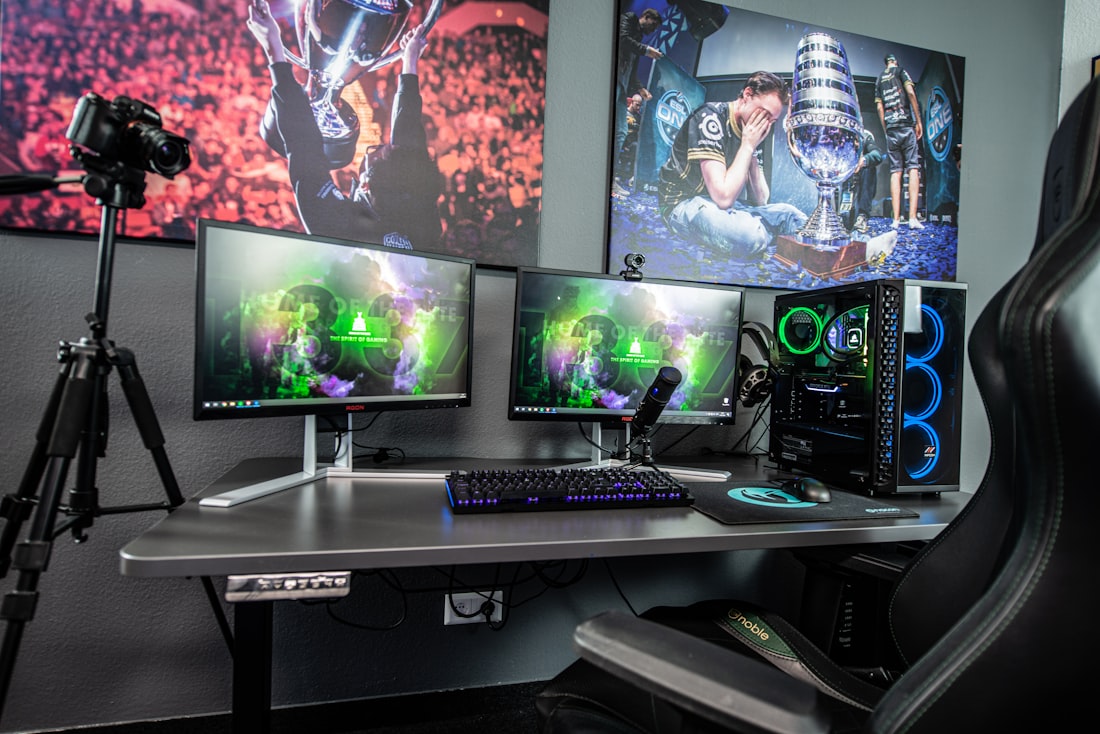 Production studio setup